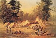 Conrad Wise Chapman Confederate Camp at Corinth china oil painting reproduction